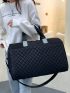 Quilted Large Capacity Duffle Bag