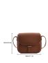 Mini Minimalist Flap Saddle Bag