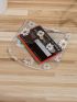 Geometric Pattern Flap Card Holder