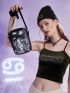 X Herminedecrayon Cancer Starsalign Constellation Graphic Crossbody Bag