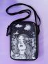 X Herminedecrayon Cancer Starsalign Constellation Graphic Crossbody Bag