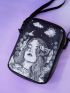 X Herminedecrayon Cancer Starsalign Constellation Graphic Crossbody Bag