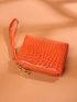 Crocodile Embossed Coin Purse