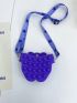 Mini Butterfly Design Bubble Crossbody Bag