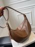 Minimalist Zip Saddle Bag