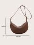 Minimalist Zip Saddle Bag