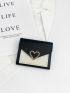 Heart Decor Colorblock Small Wallet