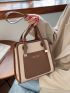 Colorblock Square Bag