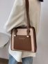 Colorblock Square Bag
