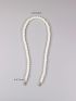 Faux Pearl Design Bag Strap