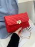 Mini Quilted Flap Chain Square Bag
