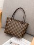 Geometric Pattern Square Bag