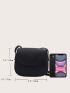 Minimalist Flap Saddle Bag