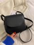 Minimalist Flap Saddle Bag