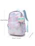 Tie Dye Backpack With Heart Bag Charm
