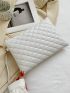 Quilted Square Bag With Wristlet