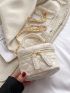 Mini Quilted Chain Bucket Bag