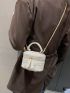Mini Quilted Chain Bucket Bag