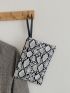 Snakeskin Print Clutch Bag