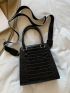 Yin & Yang Graphic Square Bag