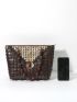 Two Tone Coconut Shell Shoulder Tote Bag