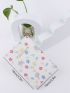 Flower & Cartoon Bear Graphic Passport Case