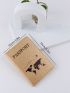 Letter Graphic Passport Holder