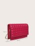 Mini Patent Quilted Flap Chain Bag