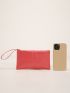 Minimalist Quilted Pattern Clutch Bag