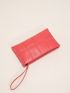 Minimalist Quilted Pattern Clutch Bag