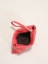 Minimalist Quilted Pattern Clutch Bag