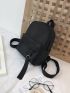Mini Pocket Front Backpack With Adjustable Strap
