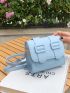 Mini Cartoon Embossed Flap Crossbody Bag