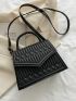 Minimalist Quilted Square Bag