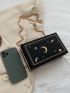 Star & Moon Decor Chain Box Bag
