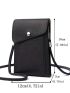 Snap Button Flap Phone Wallet