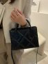 Minimalist Quilted Square Bag