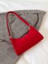 Minimalist Zip Baguette Bag