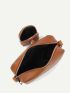 Mini Minimalist Quilted Square Bag With Coin Purse