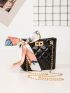 Mini Twilly Scarf Decor Quilted Square Bag