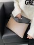 Two Tone Clutch Bag