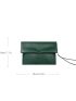 Snap Button Flap Square Bag