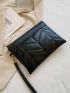 Quilted Flap Square Bag