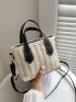 Minimalist Textured Square Bag