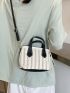 Minimalist Textured Square Bag