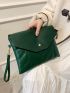 Quilted Flap Square Bag