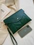 Quilted Flap Square Bag