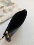 Tassel Decor Quilted Clutch Bag