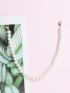 Faux Pearl Decor Bag Strap