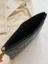 Quilted Tassel Decor Square Bag